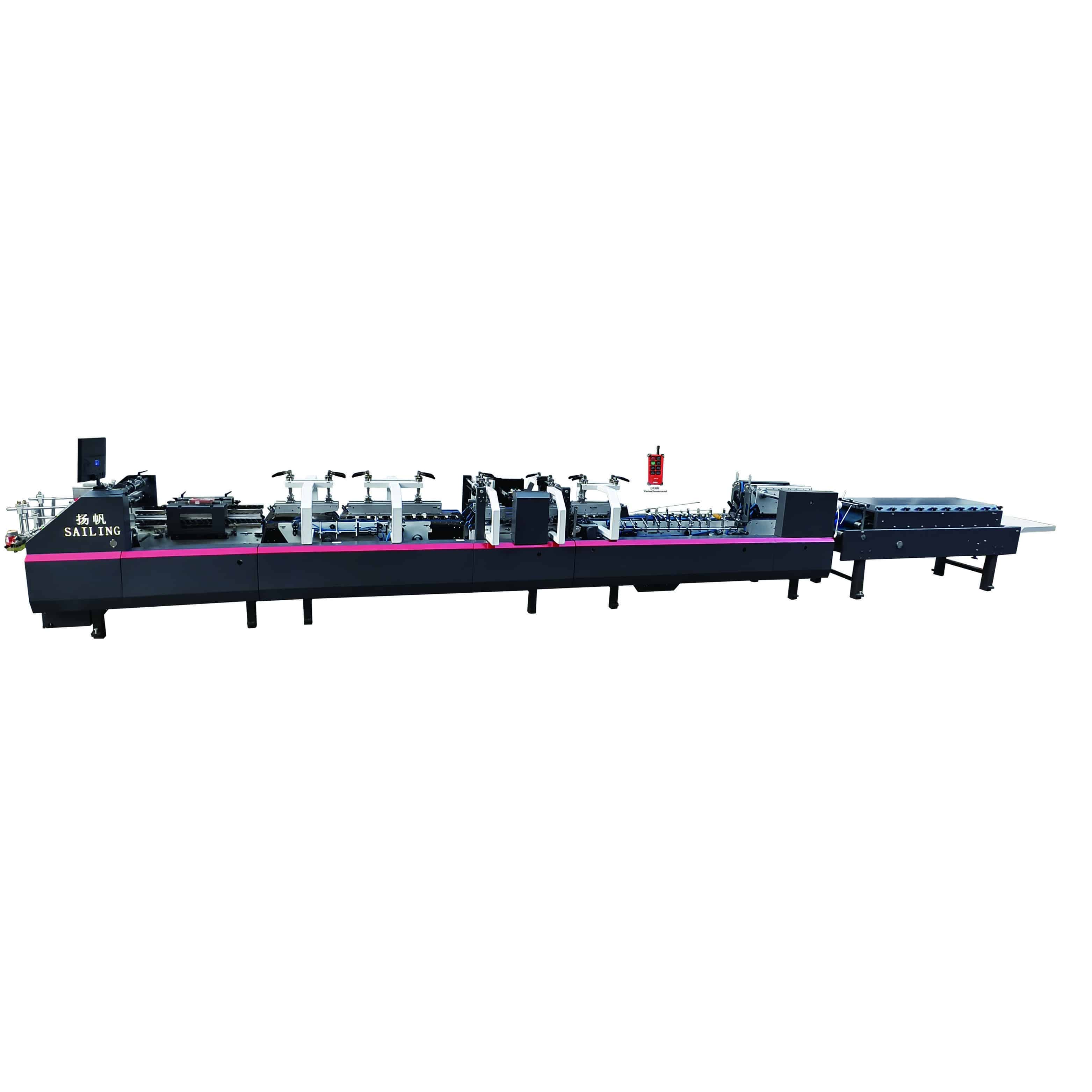 HL-ZH-600YF700YF900YF Automatic Folder Gluer with Crash Lock Bottom